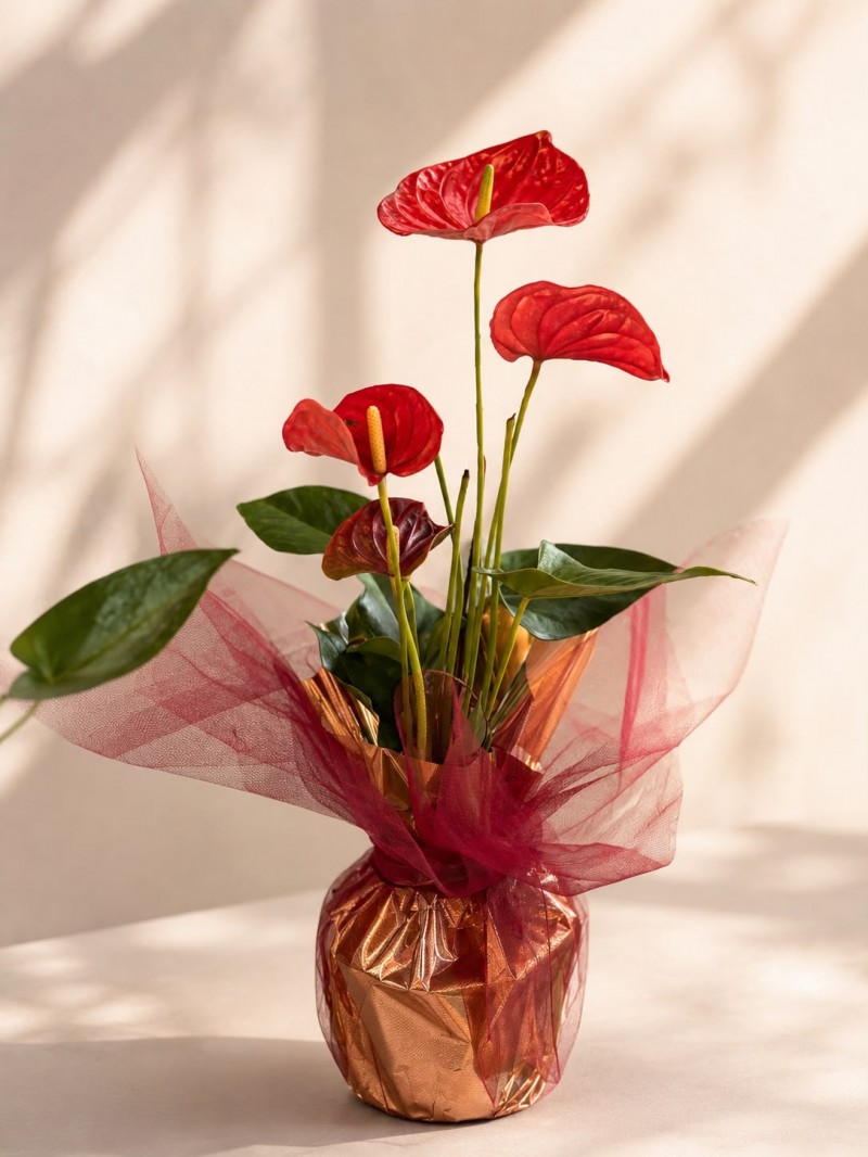 Kırmızı Antaryum(Anthurium)-L boy